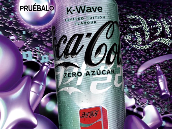 K-Wave, la nueva bebida zero azúcar de edición limitada con la que Coca-Cola se adentra en el universo K-Pop