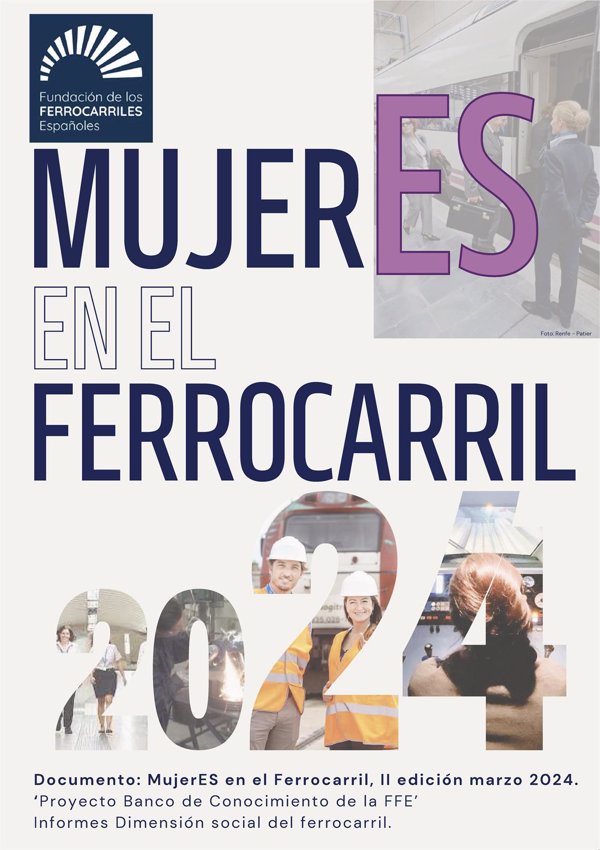 Las empresas ferroviarias españolas empleaban solo a un 20,4% de mujeres en 2023