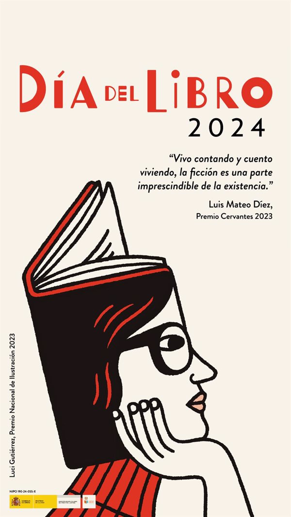 La ilustradora Luci Gutiérrez firma el cartel del Día del Libro 2024, inspirado en una frase de Luis Mateo Díez