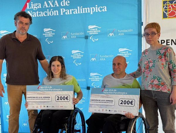 Leyre Ortí y Vicente Gil reinan en la Liga AXA de Natación Paralímpica antes del Europeo