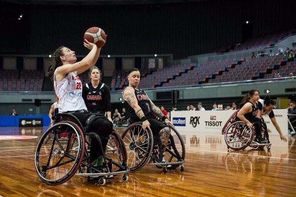 La selección femenina de baloncesto con silla no puede con Canadá (49-77) en el Preparalímpico