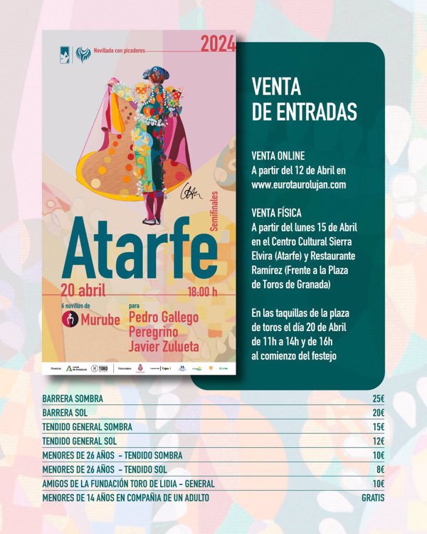 La Fundación Franz Weber censura acceso gratuito a menores en una novillada en Atarfe (Granada)