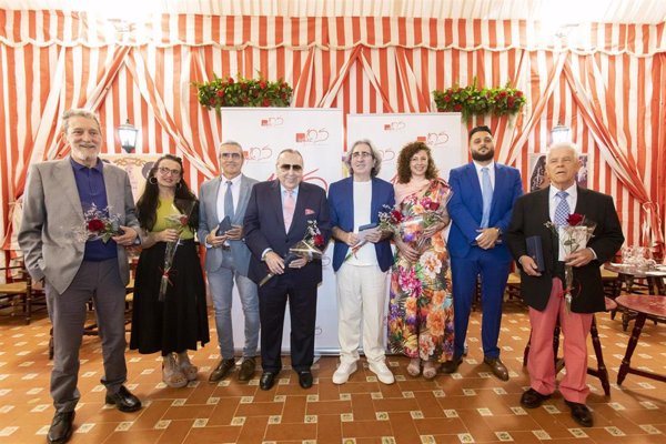La SGAE homenajea a creadores andaluces que cumplen 50 años como miembros de la entidad