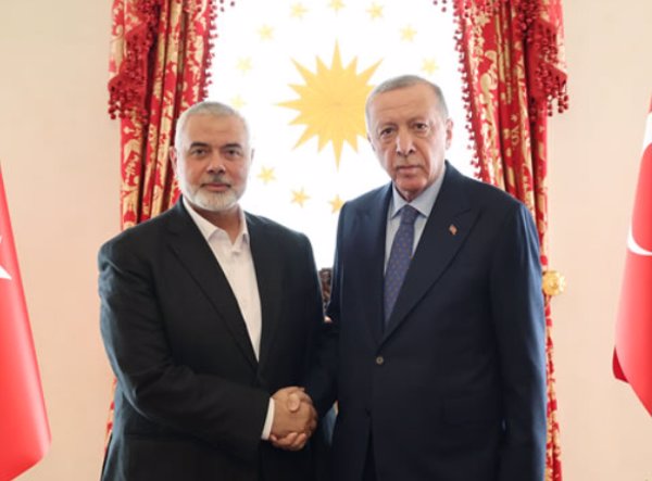 Erdogan recibe al líder político de Hamás y avisa a Israel que 