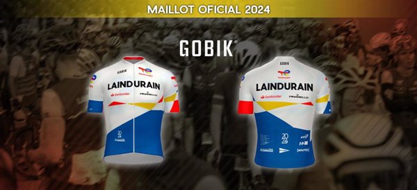 La Indurain presenta su maillot para 2024 inspirado en el de Banesto del récord de la hora de Induráin