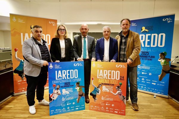 Laredo acogerá un 'Arena 1000' y el Campeonato de España de 2025 de balonmano playa