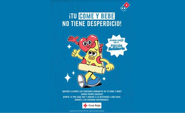 Domino's Pizza recauda más de 6.500 euros para Cruz Roja con su iniciativa contra el desperdicio alimentario