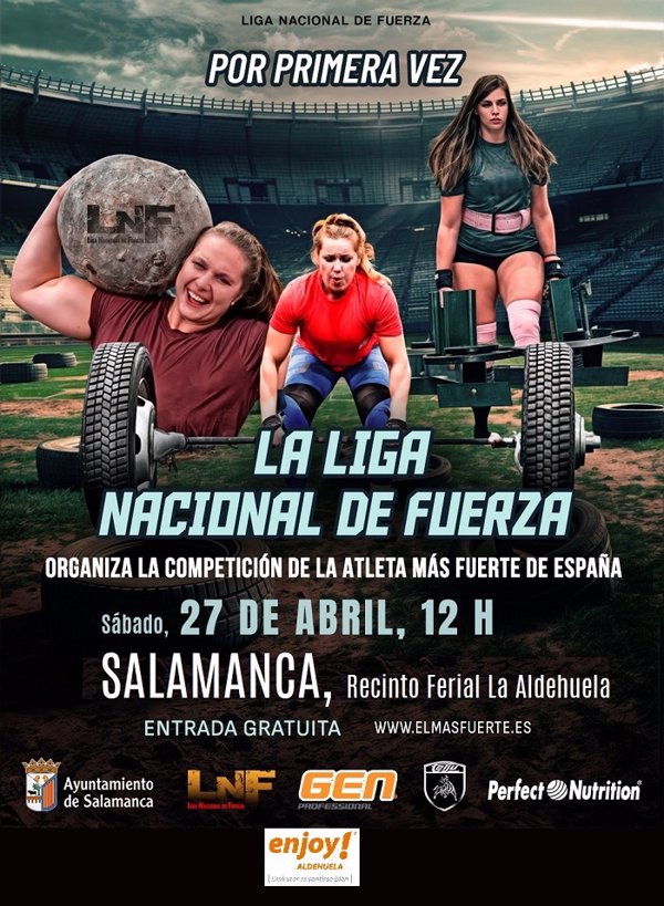 Salamanca acoge este sábado el primer torneo para mujeres de la Liga Nacional de Fuerza