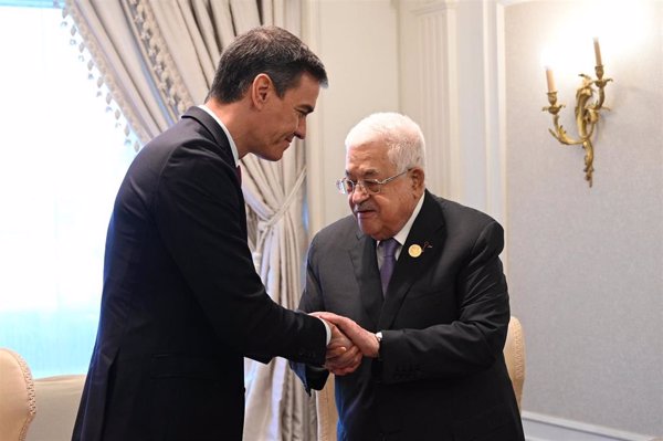 El presidente palestino agradece a España su 