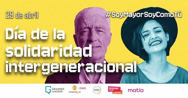 Entidades sociales lanzan la campaña 'Soy mayor, soy como tu' para erradicar el edadismo