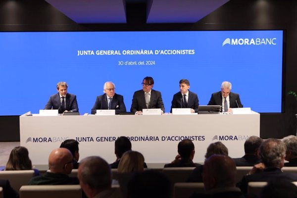 La entidad financiera andorrana MoraBanc repartirá dividendos por valor de 33,8 euros por acción