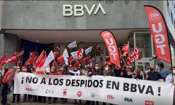 UGT advierte de que la posible fusión BBVA-Sabadell no debe perjudicar a los trabajadores