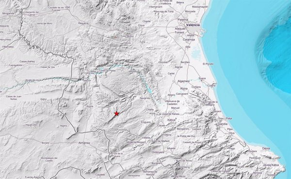 Registrado un seísmo de magnitud 2,7 en Bicorp (Valencia)
