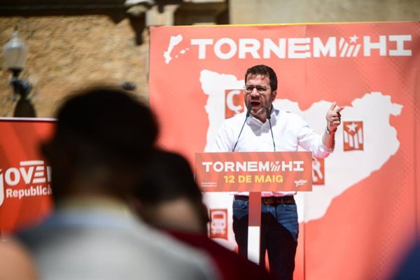 Aragonès pide concentrar el voto en ERC ante el PSC 
