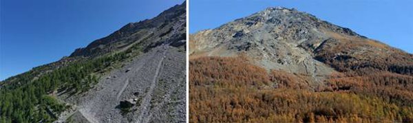 El aumento de la temperatura incrementa la cantidad y número de desprendimientos rocosos en alta montaña