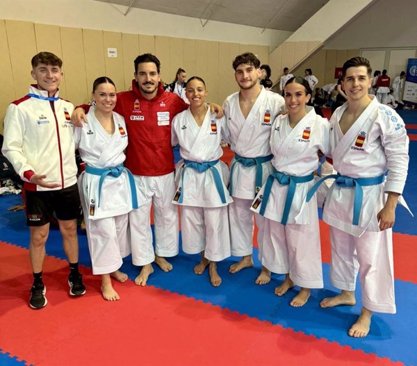 España roza el pleno en las finales de kata del Europeo de Karate y Sonia Pereira buscará el oro en -55