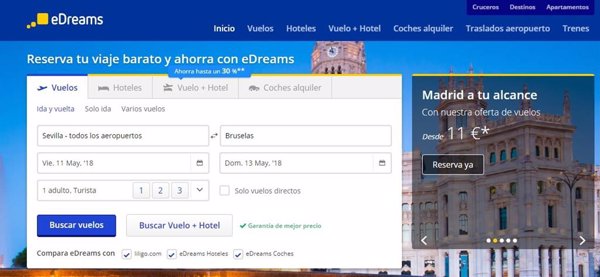 eDreams concluye la novena edición de sus Prime Days con un 59% más de ingresos para las aerolíneas