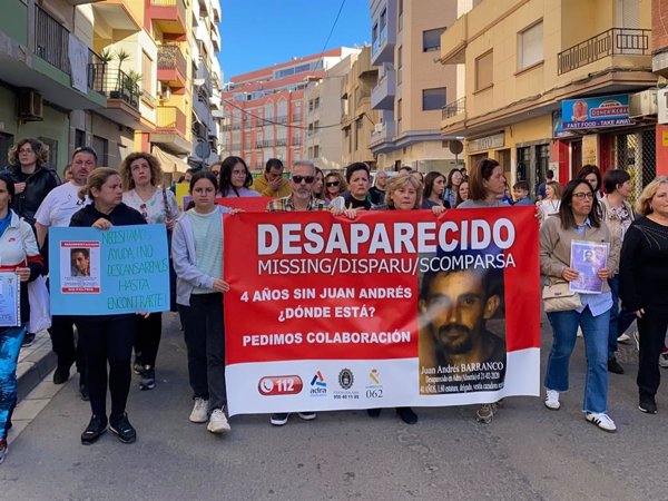 Organizan una tercera búsqueda para tratar de localizar a Juan Andrés Barranco, desaparecido en Adra (Almería) en 2020