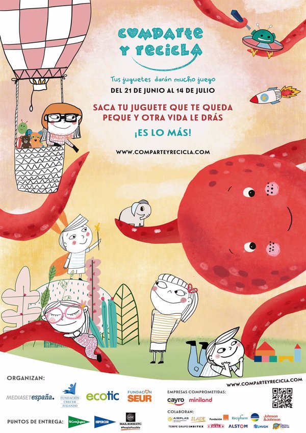 Arranca una nueva edición de 'Comparte y recicla' para dar una segunda vida solidaria a los juguetes