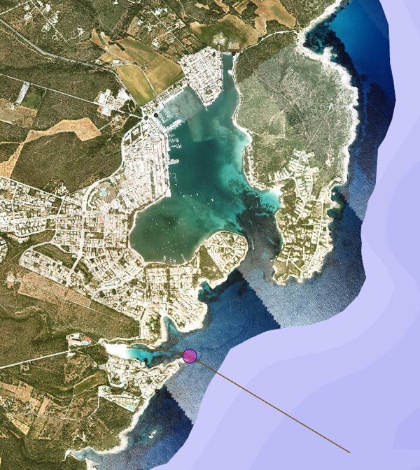 Ecologistas piden más vigilancia en Portocolom (Mallorca) para evitar el fondeo de barcos en las praderas de posidonia