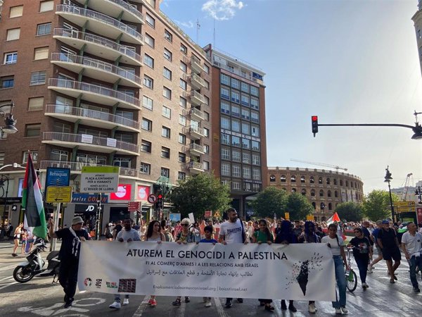 Una nueva manifestación en Valencia contra el 