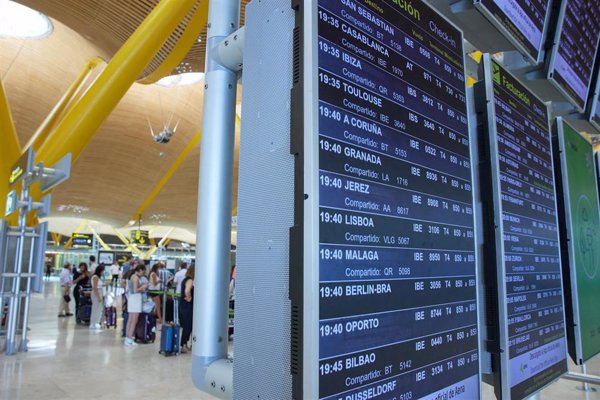 Los aeropuertos españoles operarán 21.347 vuelos en el primer fin de semana de julio