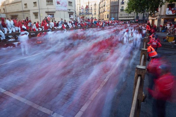 Cruz Roja atiende a 36 personas tras el primer encierro de Sanfermines