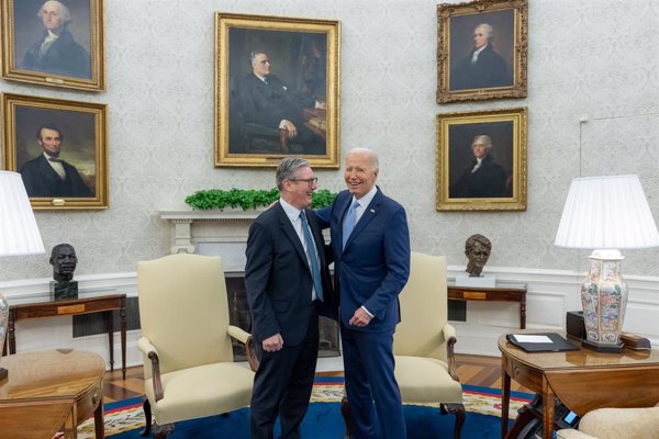 Biden recibe a Starmer por primera vez en la Casa Blanca desde su nombramiento como primer ministro