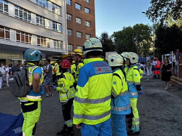 Controlado y extinguido un incendio en la Fundación Jiménez Díaz provocado por un aparato de climatización