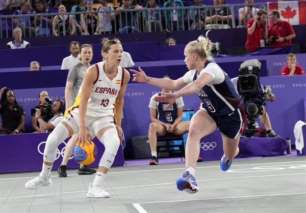 España, finalista del baloncesto 3x3 tras ganar a Estados Unidos en la prórroga