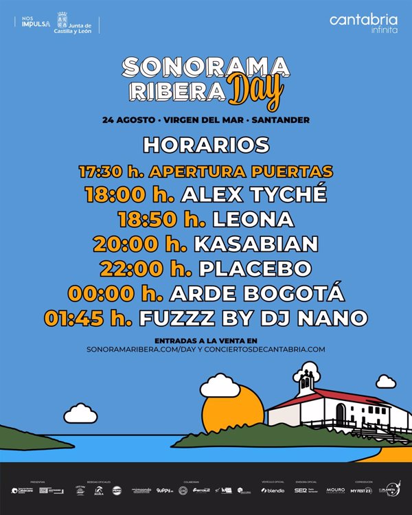 Placebo, Kasabian y Arde Bogotá, este sábado en la primera edición del Sonorama Ribera Day en Santander