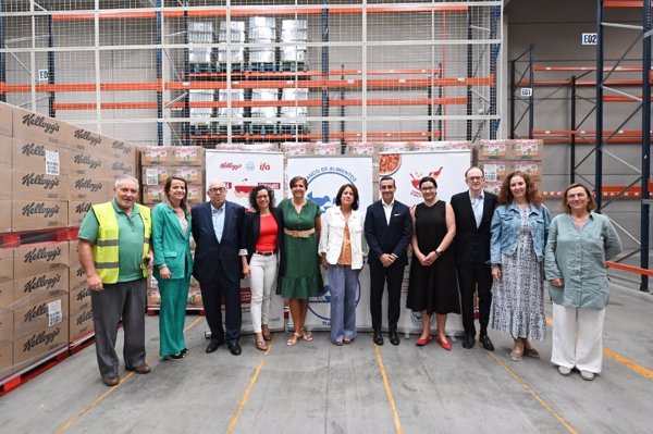 Kellogg's dona 400.000 raciones de cereales a Bancos de Alimentos