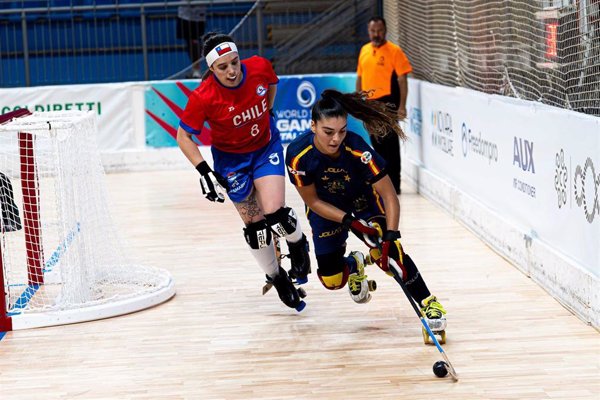 Las selecciones españolas de hockey patines se reponen y vencen a Chile y Gran Bretaña en el Mundial