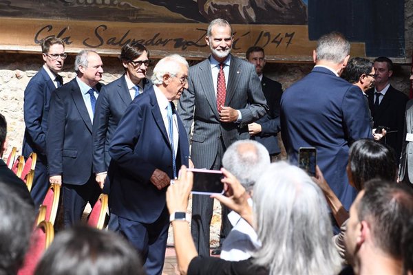 Felipe VI preside el acto institucional del 50 aniversario del Museu Dalí de Figueres (Girona)