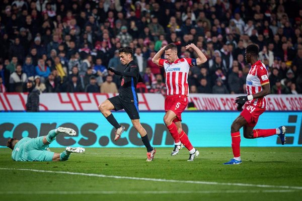 Crónica del Estrella Roja - FC Barcelona, 2-5