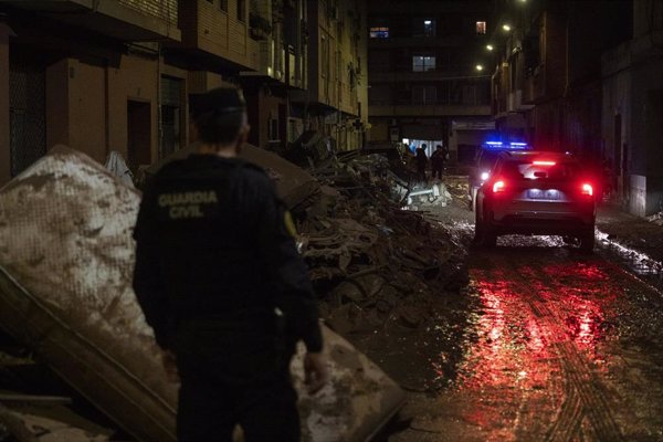 Situación estable de la presa de Buseo de Chera (Valencia=