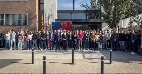 El FC Barcelona para 10 minutos en solidaridad con las víctimas de la DANA