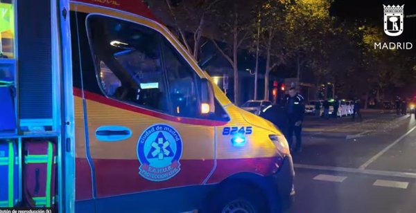 Muere un hombre de 53 años al ser atropellado en la calle Alberto Alcocer de Madrid