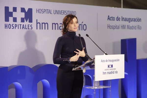 Ayuso inaugura el nuevo Hospital Universitario HM Madrid Río: 