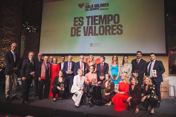 Carolina Marín, Paula Leiton, Elena Congost y Loida Zabala, premiadas en la VII edición de la Gala Valores