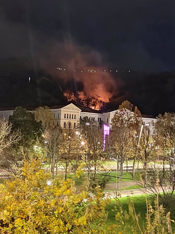 Declarado un incendio forestal en Ugasko Bidea, en Bilbao