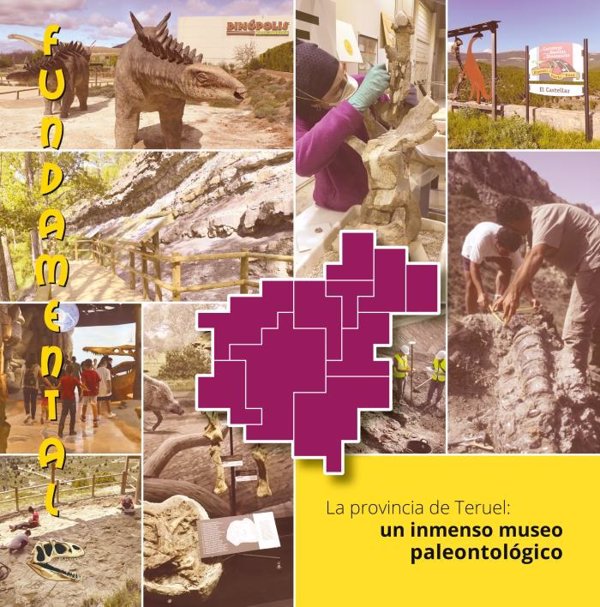 La Fundación Dinópolis presenta la provincia de Teruel como un inmenso museo paleontológico en su última publicación