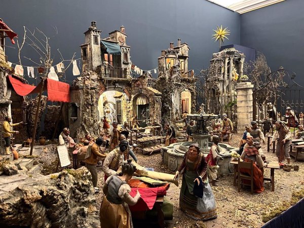 El Belén Napolitano de Patrimonio Nacional conmemora el 300 aniversario del Real Sitio de La Granja de San Ildefonso