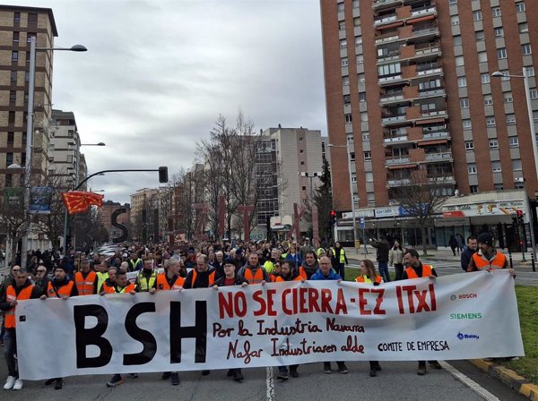 El comité de empresa de BSH no irá el viernes a la reunión de los gobiernos central y navarro con la compañía