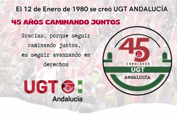 UGT Andalucía reivindica su 