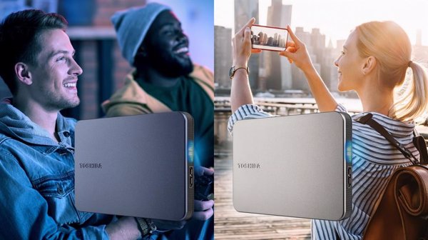 Toshiba renueva el diseño de los discos duros externos Canvio Flex y Canvio Gaming de 2,5 pulgadas