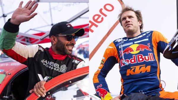 Yzeed Al-Rajhi, en coches, y Daniel Sanders, en motos, campeones del Rally Dakar 2025