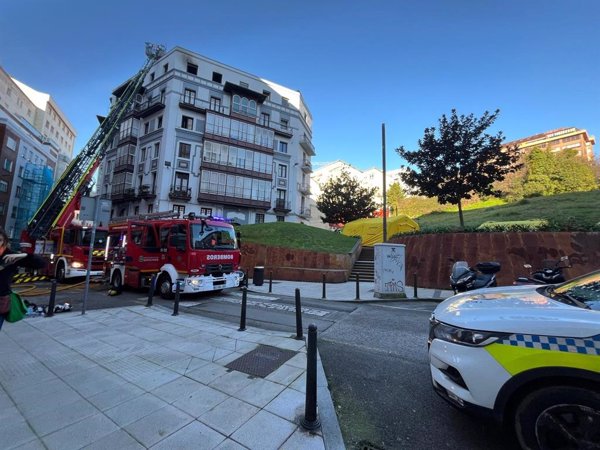 La estructura del edificio del incendio de Santander está 