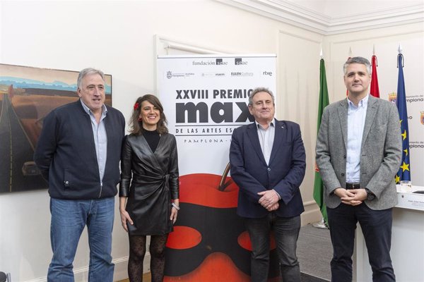 Navarra acogerá por primera vez los Premios Max de la SGAE, que se celebrarán el 16 de junio en el Teatro Gayarre