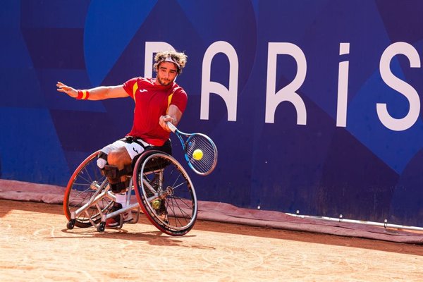 El español Dani Caverzaschi pierde la final de dobles del tenis en silla del Abierto de Australia